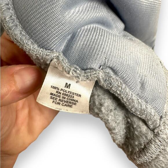 Boys Medium Magellan zip up activewear fleece jacket sweater grey - Picture 5 of 7